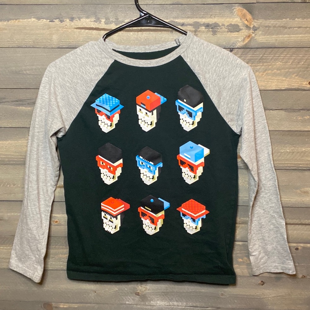 Boys long sleeve graphic shirt